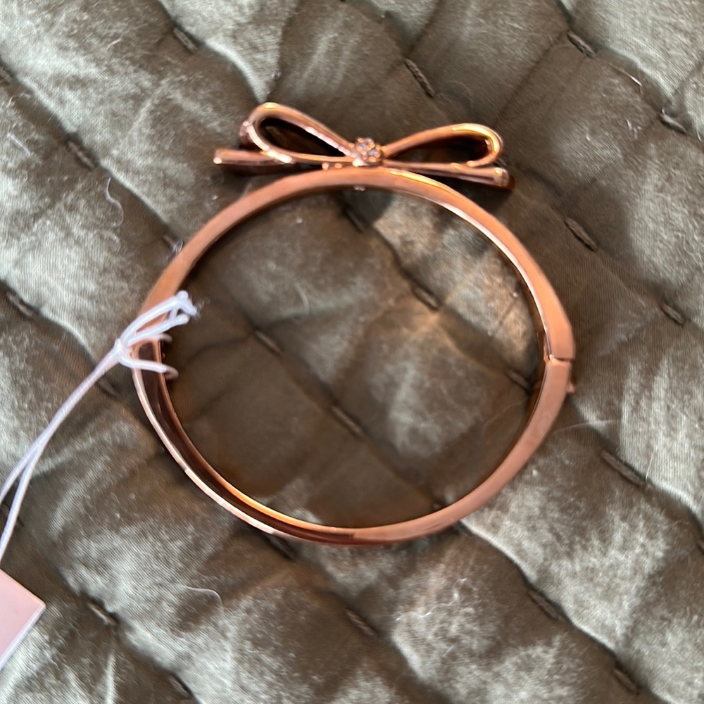 Kate Spade rose gold bangle